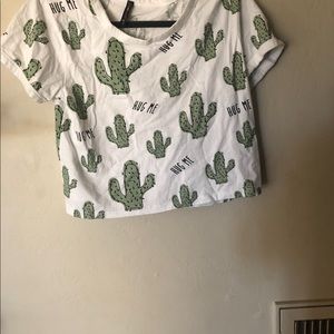 Cactus crop top